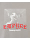Empyre Hissing Sound Grey Crop T-Shirt - Thumbnail image 2 of 2