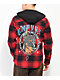 Empyre Hit Back Red Hooded Flannel - Thumbnail image 1 of 4