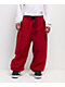 Empyre Hyak Red Loose Fit 10K Snowboard Pants - Thumbnail image 2 of 6