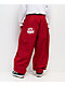 Empyre Hyak Red Loose Fit 10K Snowboard Pants - Thumbnail image 1 of 6
