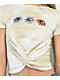 Empyre Ilaria Neutral Tie Dye Crop T-Shirt