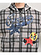 Empyre Jigsaw Grey Plaid Zip Hoodie - Thumbnail image 3 of 6
