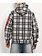 Empyre Jigsaw Grey Plaid Zip Hoodie - Thumbnail image 2 of 6