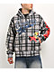 Empyre Jigsaw Grey Plaid Zip Hoodie - Thumbnail image 1 of 6