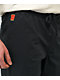 Empyre Johnny Poplin Loose Fit Black Elastic Waist Skate Pants