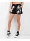 Empyre Jules Airbrush Skull Black Sweat Shorts - Thumbnail image 1 of 3