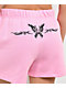 Empyre Jules Butterfly Prism Pink Sweat Shorts - Thumbnail image 4 of 4