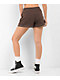 Empyre Jules Logo Brown Sweat Shorts - Thumbnail image 3 of 4
