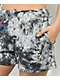 Empyre Jules Skull Black Tie Dye Sweat Shorts - Thumbnail image 3 of 6