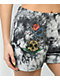 Empyre Jules Skull Black Tie Dye Sweat Shorts - Thumbnail image 4 of 6