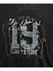 Empyre Julien Black Oversized Burnout T-Shirt - Thumbnail image 3 of 4