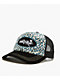 Empyre Jungle Black & Blue Velvet Trucker Hat - Thumbnail image 1 of 3