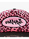Empyre Jungle Black & Pink Velvet Trucker Hat - Thumbnail image 3 of 3