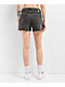 Empyre Kick Back Loose Fit Black Cutoff Shorts - Thumbnail image 2 of 7