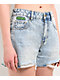 Empyre Kickback Cutoff Light Blue Wash Shorts - Thumbnail image 3 of 5