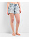 Empyre Kickback Cutoff Light Blue Wash Shorts - Thumbnail image 1 of 5