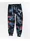 Empyre Kids' Hazy Rose Black Tie Dye Jogger Sweatpants - Thumbnail image 1 of 3