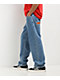 Empyre Kids Embroidered Loose Fit Blue Denim Skate Jeans - Thumbnail image 3 of 8