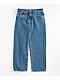 Empyre Kids Embroidered Loose Fit Blue Denim Skate Jeans - Thumbnail image 4 of 8