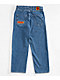 Empyre Kids Embroidered Loose Fit Blue Denim Skate Jeans - Thumbnail image 5 of 8