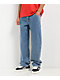 Empyre Kids Embroidered Loose Fit Blue Denim Skate Jeans - Thumbnail image 2 of 3