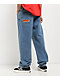 Empyre Kids Embroidered Loose Fit Blue Denim Skate Jeans - Thumbnail image 1 of 3