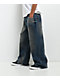 Empyre Kids Horse Power Blue Wash Ultra Wide Skate Jeans - Thumbnail image 3 of 7