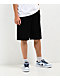Empyre Kids Loose Fit Black Corduroy Skate Shorts - Thumbnail image 1 of 4