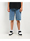 Empyre Kids Loose Fit Blue Denim Skate Shorts - Thumbnail image 1 of 2