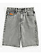 Empyre Kids Loose Fit Scramble Grey Denim Skate Shorts - Thumbnail image 4 of 5