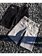 Empyre Kids Loose Fit Scramble Grey Denim Skate Shorts - Thumbnail image 2 of 2