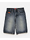 Empyre Kids Loose Fit Spin Blue Skate Shorts - Thumbnail image 6 of 7
