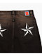 Empyre Kids Star Ultra Wide Black Skate Jeans - Thumbnail image 3 of 4