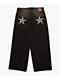 Empyre Kids Star Ultra Wide Black Skate Jeans - Thumbnail image 1 of 4