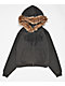 Empyre Kids Transplant Faux-Fur Brown Zip Hoodie - Thumbnail image 1 of 2