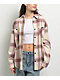 Empyre Kiley Brown & Pink Flannel Shirt - Thumbnail image 1 of 4
