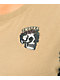 Empyre Kipsy Death To Birth Brown & Black Tie-Dye Crop T-Shirt