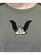Empyre Kipsy Sleeping Angel Grey Crop T-Shirt - Thumbnail image 2 of 3