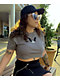 Empyre Kipsy Sleeping Angel Grey Crop T-Shirt - Thumbnail image 3 of 3