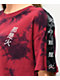 Empyre Kipsy Tape Red Tie Dye Crop T-Shirt - Thumbnail image 4 of 5