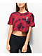 Empyre Kipsy Tape Red Tie Dye Crop T-Shirt - Thumbnail image 2 of 5