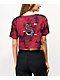 Empyre Kipsy Tape Red Tie Dye Crop T-Shirt - Thumbnail image 1 of 5