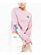 Empyre Kode Tiger Pink Long Sleeve Crop T-Shirt