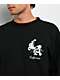 Empyre LA Floral Black Long Sleeve Boxy T-Shirt - Thumbnail image 3 of 4