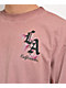 Empyre LA Floral Blush Pink Wash Long Sleeve T-Shirt - Thumbnail image 3 of 4
