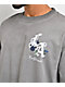 Empyre LA Floral Grey Oil Wash Long Sleeve T-Shirt - Thumbnail image 3 of 5