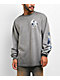 Empyre LA Floral Grey Oil Wash Long Sleeve T-Shirt - Thumbnail image 2 of 5