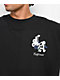 Empyre LA Floral Vintage Black Boxy T-Shirt - Thumbnail image 3 of 4