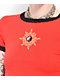 Empyre Lacey Red Lace Crop Top T-Shirt