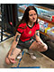 Empyre Lacey Red Lace Crop Top T-Shirt - Thumbnail image 5 of 5